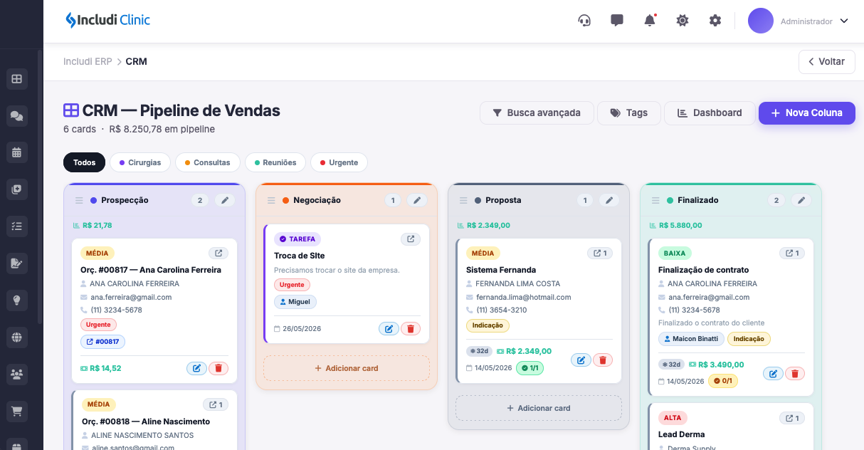 CRM de Pacientes