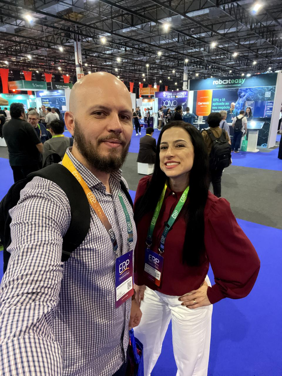 Fundadores da Includi Clinic no ERP Summit